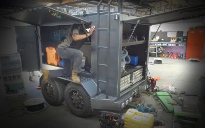 Tradies trailer security & second battery and charger